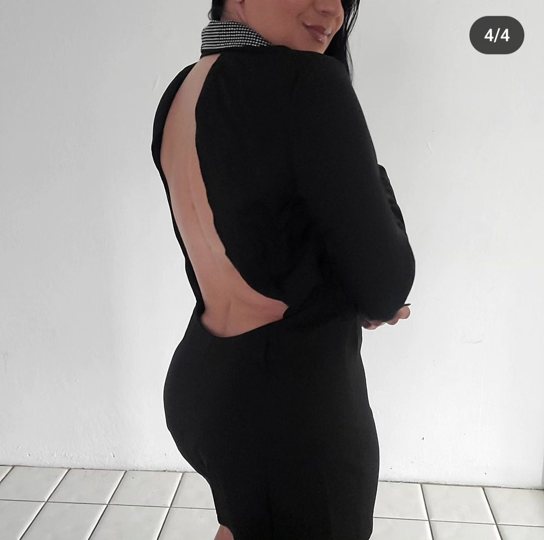 Black Blazer Dress