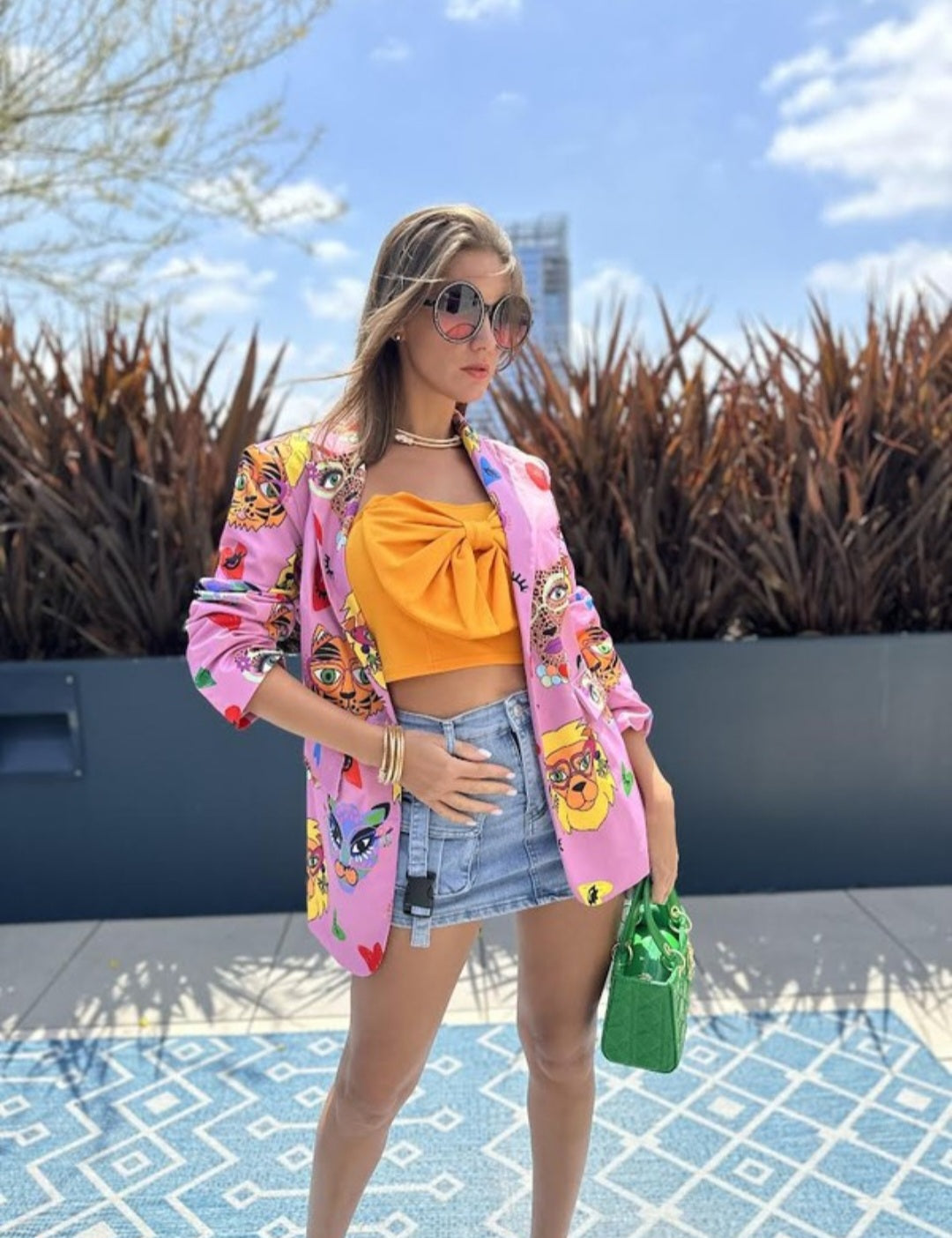 Fashion Printed Blazer