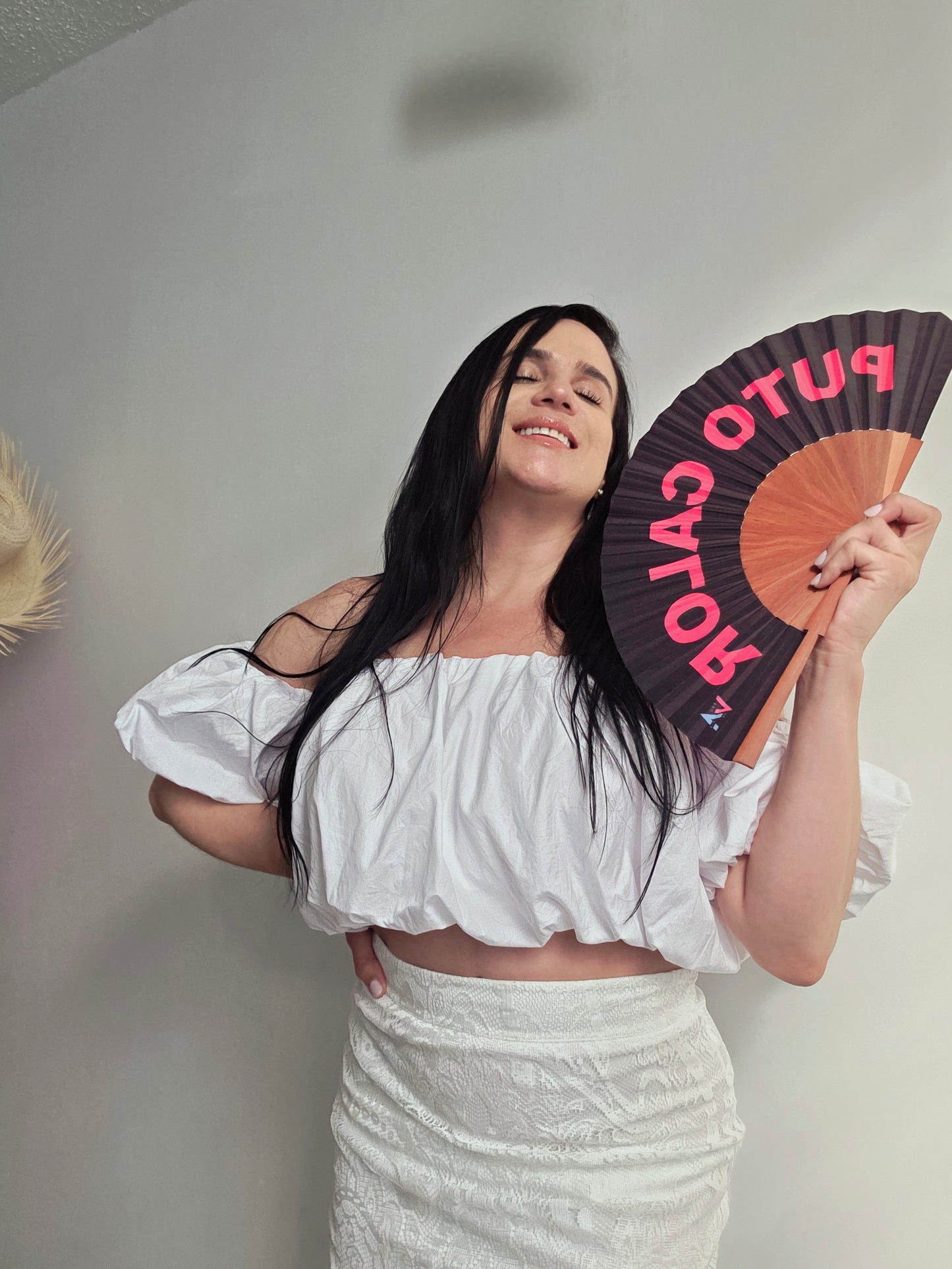 P*TO CALOR" Folding Fan
