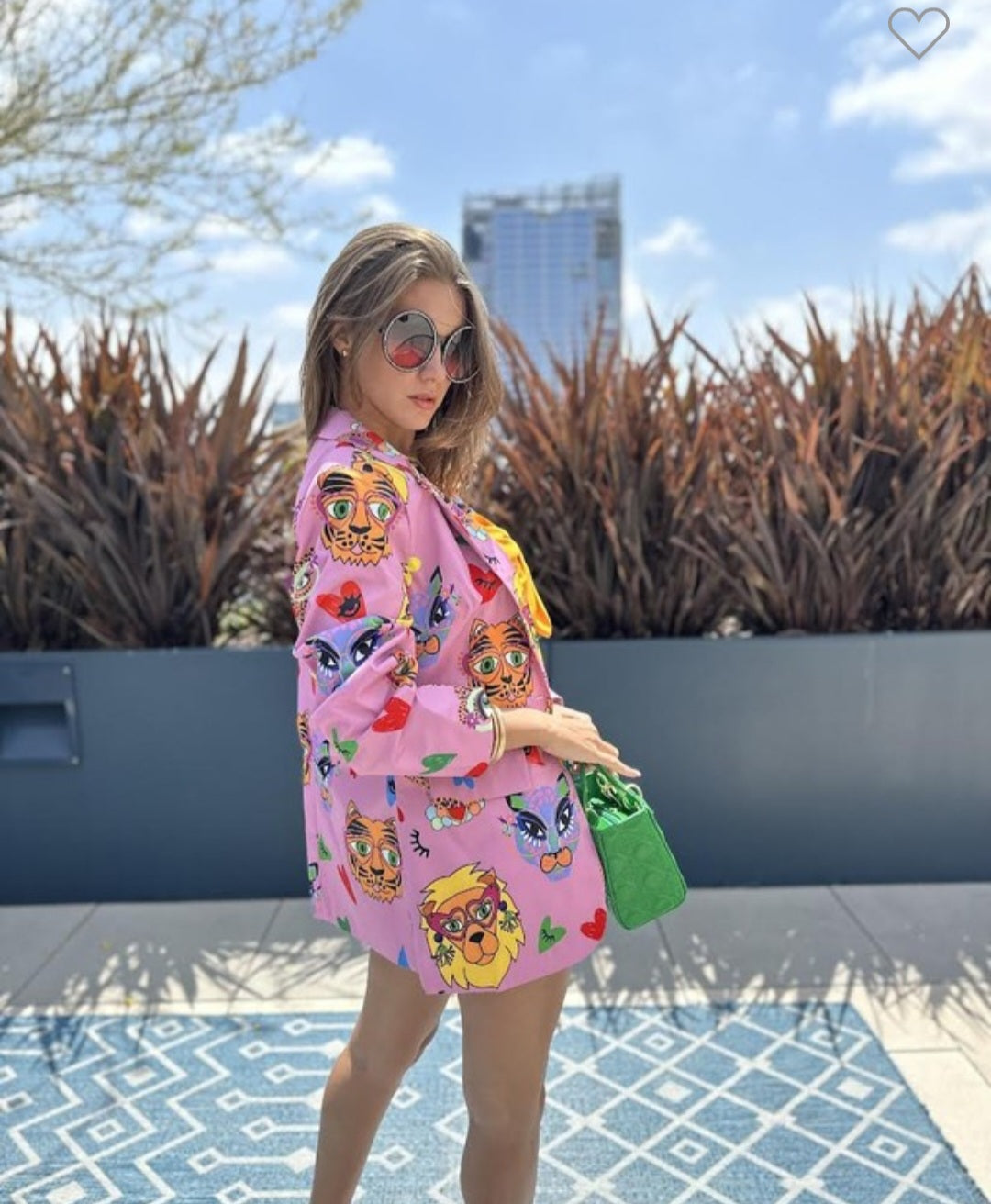 Fashion Printed Blazer