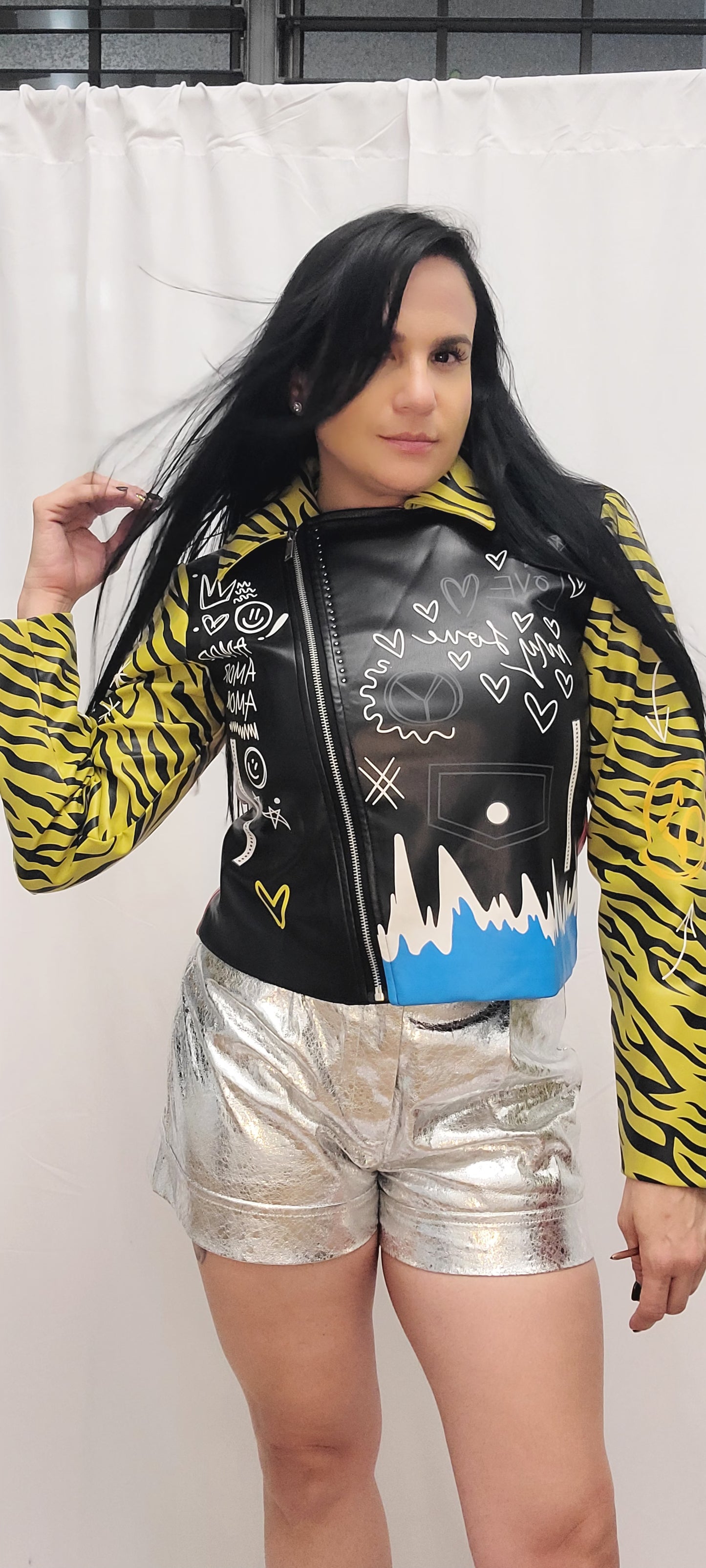 Funky Pu Leather Jacket