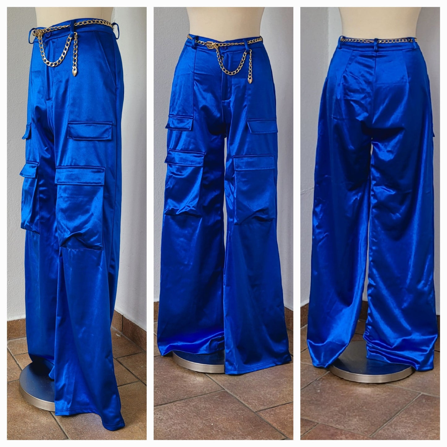 Royal Blue Cargo Pant