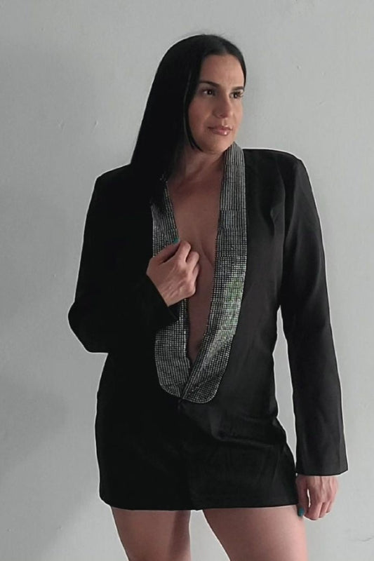 Black Blazer Dress