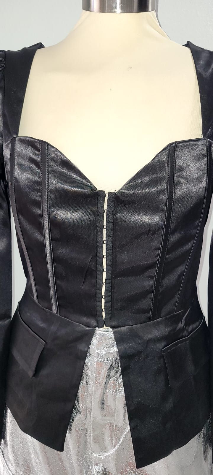 Satin Corset Blouse