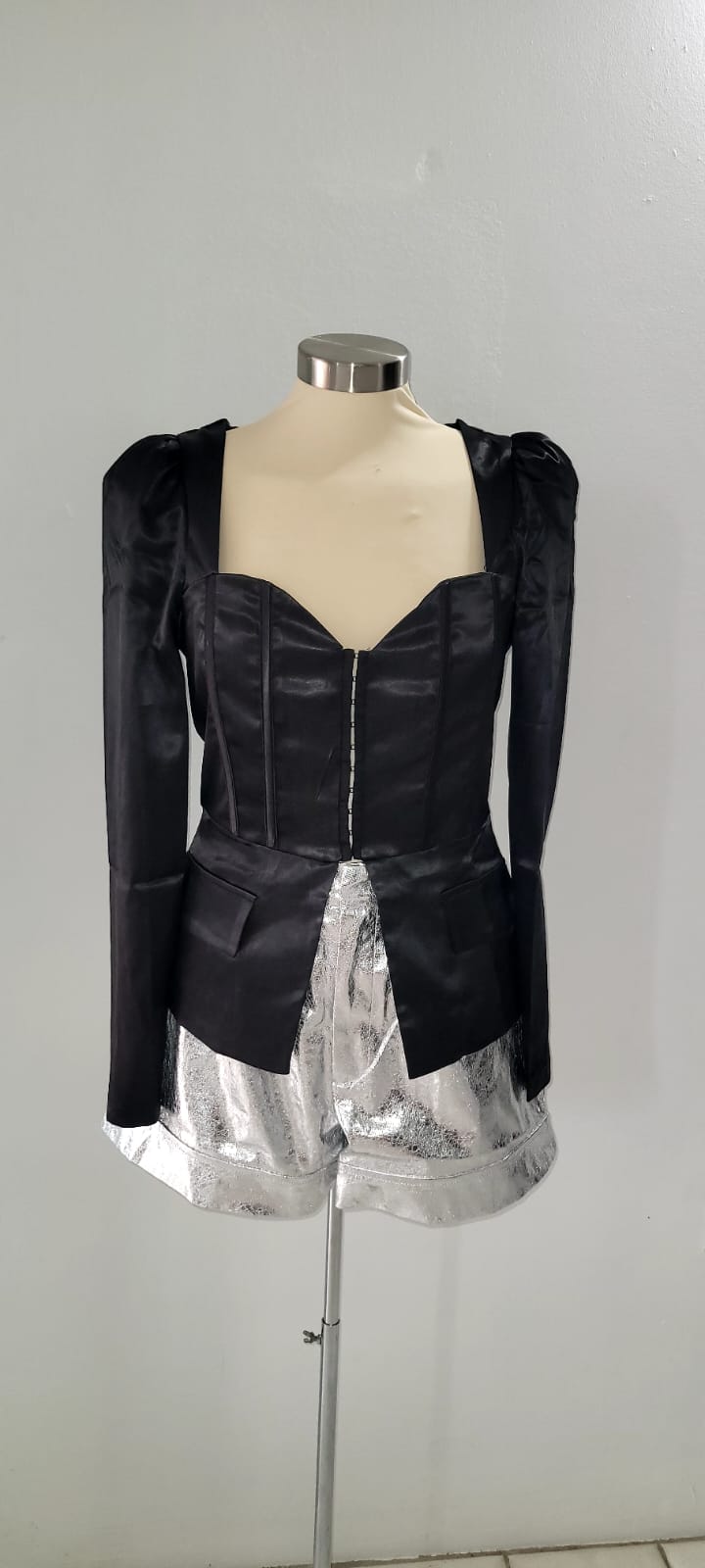 Satin Corset Blouse